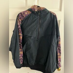 Free people embroidered rain jacket